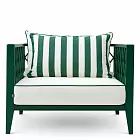 Кресло уличное Ocean Club green blaise off-white florent green Eichholtz