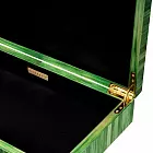 Шкатулка Harvard straw marquetry green Eichholtz