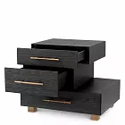 Тумба Evendale charcoal oak veneer Eichholtz