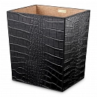 Письменный набор Scaleo croco embossed black leather set of 3 118606 Eichholtz