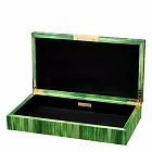 Шкатулка Harvard straw marquetry green Eichholtz