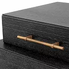 Тумба Evendale charcoal oak veneer Eichholtz