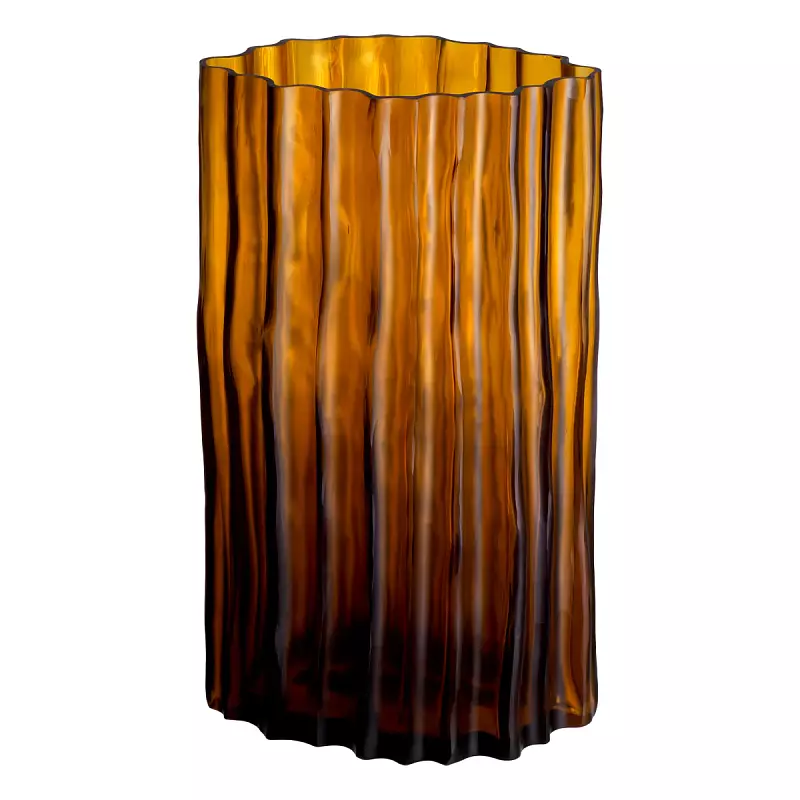 Ваза Vivente S amber glass 119312 Eichholtz